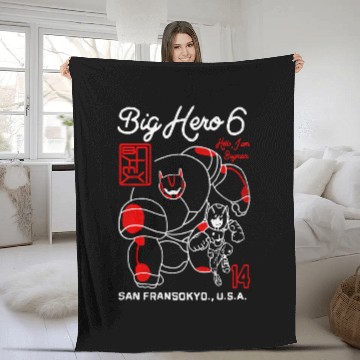 Discover Disney Big Hero 6 Hello I Am Baymax And Hiro Zip Fleece Blankets