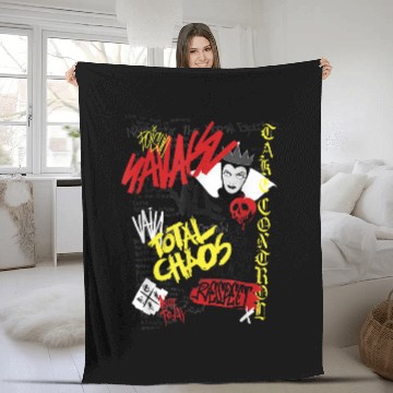 Discover Disneyss Snow White Evil Queen Graffiti Fleece Blankets