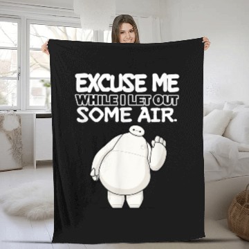 Discover Disneyss Big Hero 6 Excuse Me While I Let Oust Some Air Funny Baseball Tees Fleece Blankets