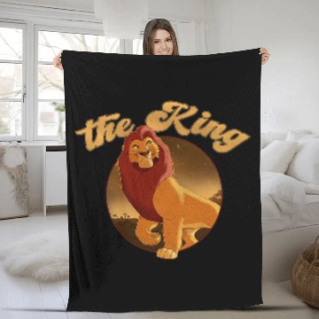 Discover Disney The Lion King Mufasa The King Fleece Blankets