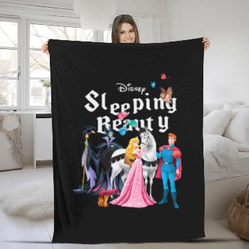 Discover Disneys Sleeping Beauty Characters Fleece Blankets