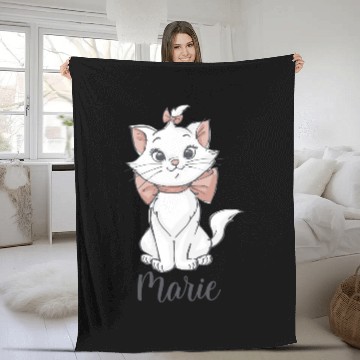 Discover Disney The Aristocats Marie Classic Painting Cute Portrait Baseball Jerseys Fleece Blankets