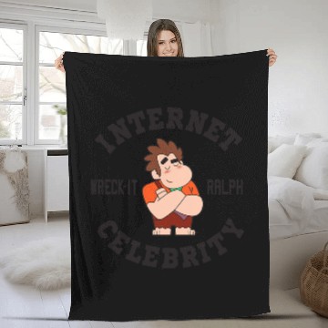 Discover Disney WreckIt Ralph Internet Celebrity Chibi Ralph Shot Fleece Blankets