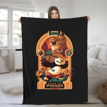 Discover Kung fu panda Fleece Blankets