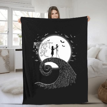 Discover Disney The Nightmare Before Christmas Jack And Sally Zip Fleece Blankets