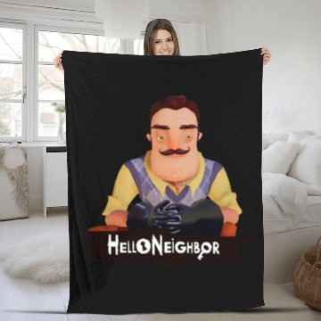 Discover Hello Neighbor Fleece Blankets
