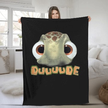 Discover Disney Pixar Finding Nemo Surfing Baby Turtle Du Fleece Blankets