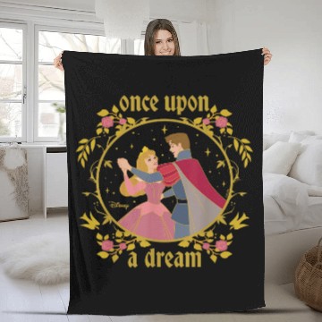 Discover Disney Princess - Sleeping Beauty Aurora Once Up Baseball Tees Fleece Blankets