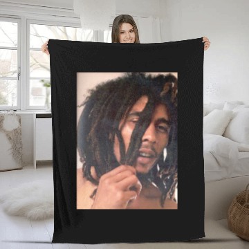 Discover Bob Marley Vintage Fleece Blankets