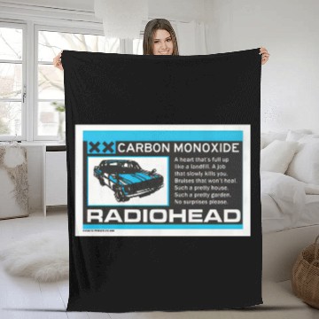 Discover Radiohead Unisex Fleece Blankets: Carbon Patch