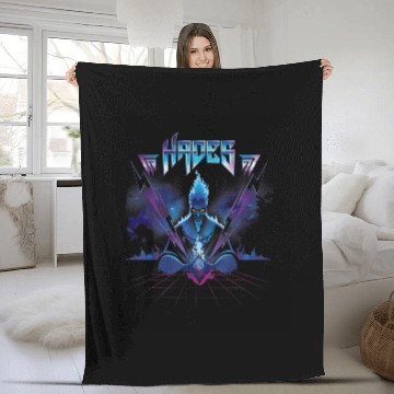Discover Disney Villains Hades Rock Portrait Fleece Blankets
