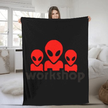 Discover Alien Workshop Logo Fleece Blankets