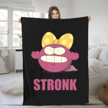 Discover Disneys channel amphibia polly planter stronk Fleece Blankets