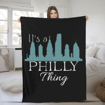 Discover It's a Philly Thing Fleece Blankets