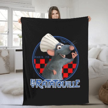 Discover Disney Pixar Ratatouille Remy Chef Hat Portrait Graphic Fleece Blankets Baseball Jerseys