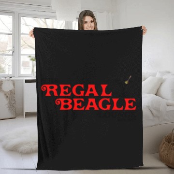 Discover the regal beagle lounge 1977 Fleece Blankets