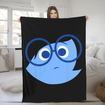 Discover Disney Pixar Inside Out Sad Face Halloween Baseball Jerseys Fleece Blankets