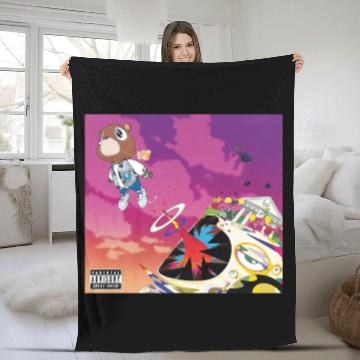 Discover Graduation Kanye West Fleece Blankets
