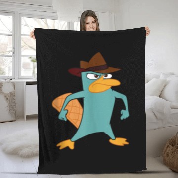 Discover Disney Phineas And Ferb Perry The Platypus Brave Stance Baseball Tees Fleece Blankets