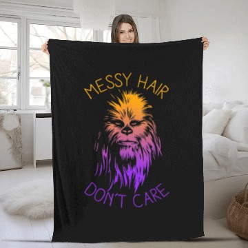 Discover Star Wars Chewbacca Messy Hair Dont Care Disney Fleece Blankets