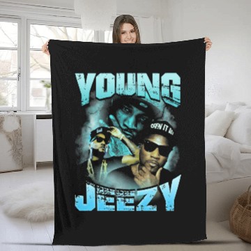 Discover Young Jeezy 90s Fleece Blankets