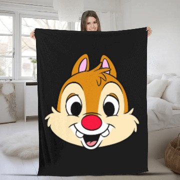 Discover Disneys Chip And Dale Dale Large Floating Head Tie Dye Fleece Blankets