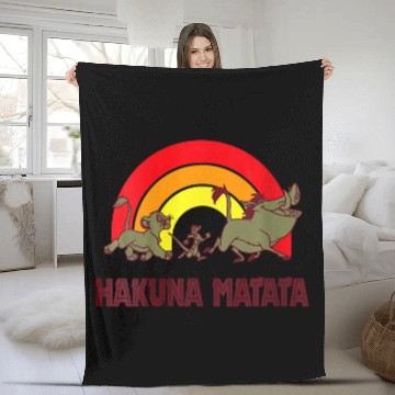 Discover womens Disneys lion king warm rainbow hakuna matata Hawaiians Fleece Blankets