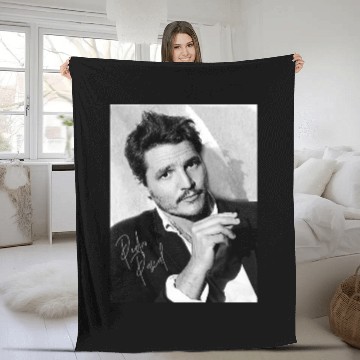Discover Pedro Pascal - BW III Fleece Blankets
