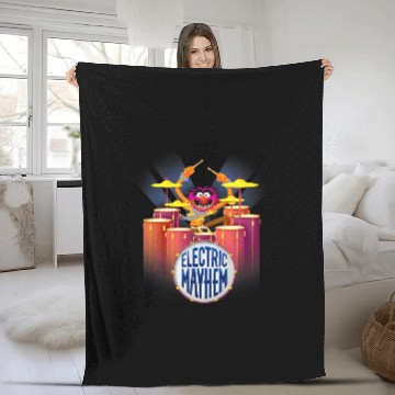 Discover Disney The Muppets Electric Mayhem Animal Drumme Fleece Blankets