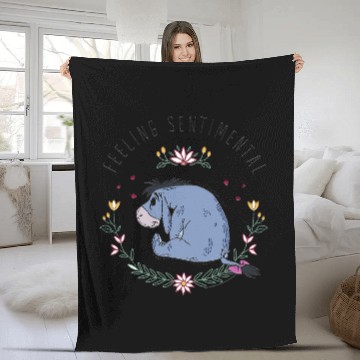 Discover Disney Winnie The Pooh Eeyore Feeling Sentimental Fleece Blankets