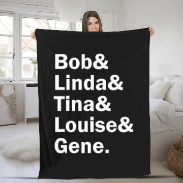 Discover Funny Names X BobS Burgers Fleece Blankets
