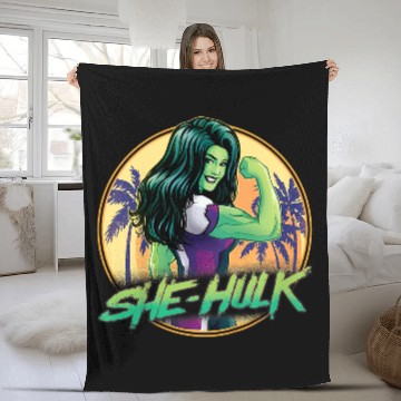 Discover Marvels Studios She hulk Disneyss Plus Flex Baseball Tees Fleece Blankets