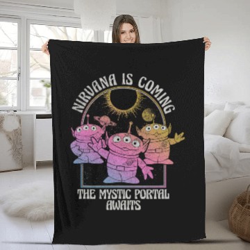 Discover Disney Pixar Toy Story Aliens Nirvana Is Coming Fleece Blankets
