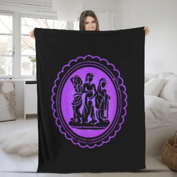 Discover Marvels Agatha All Along Disneyss Agatha Harkness Witch Brooch Fleece Blankets