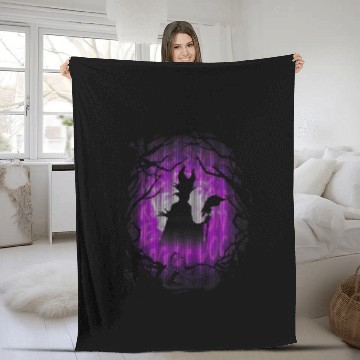 Discover Disneys sleeping beauty maleficent purple hue silhouette Baseball Jerseys Fleece Blankets