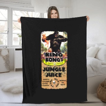 Discover King Kong Jungle Juice Fleece Blankets
