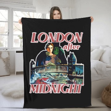 Discover London after Midnight Fleece Blankets