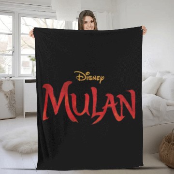 Discover Disneys mulan live action logo sweat Hawaiians Fleece Blankets