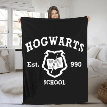 Discover Hogwarts School Fleece Blankets