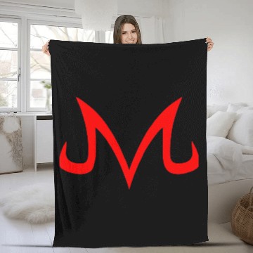Discover Majin Buu symbol Fleece Blankets