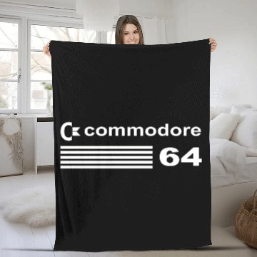 Discover Commodore 64 Computer Fleece Blankets