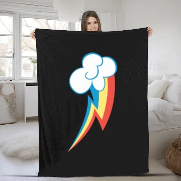 Discover Rainbow Dash Cutie Fleece Blankets