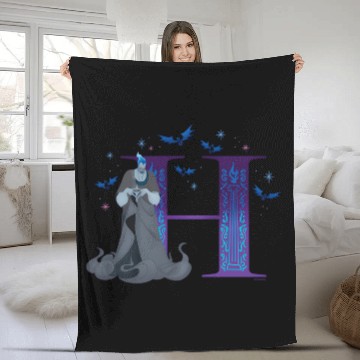 Discover Disney Villains Alphabet Monogram Letter H For Hades Fleece Blankets