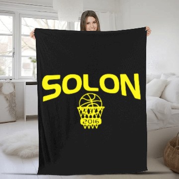 Discover Solon Ohio High School Basketball 2016 Fleece Blankets