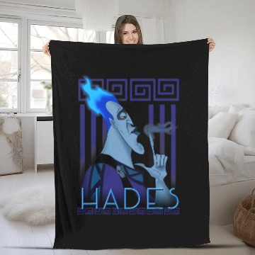 Discover Disney Hercules Hades Geometric Portrait Graphic Fleece Blankets