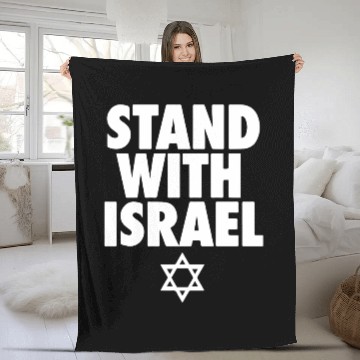 Discover Stand With Israel Fleece Blankets