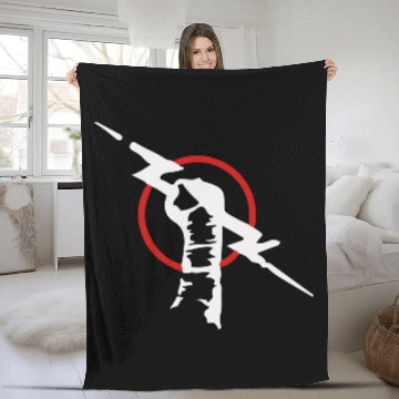 Discover Cm Punk Lighting Rod Fleece Blankets