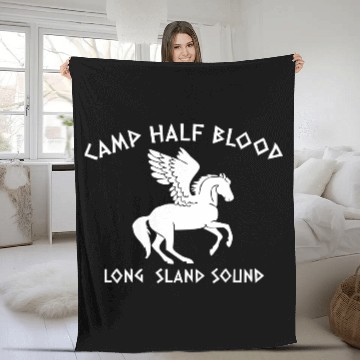 Discover Camp Half-Blood Long Island Sound Fleece Blankets