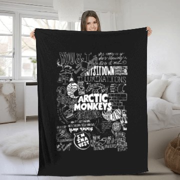 Discover Arctic Monkeys Song Lyrics Rock Music Band Fleece Blankets