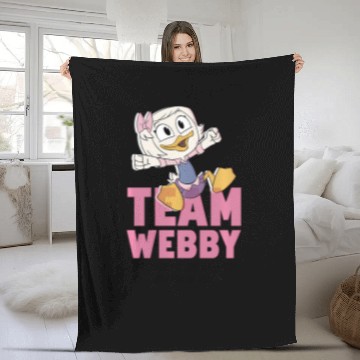 Discover Disney Ducktales Team Webby Knowledge Is The Greatest Weapon Zip Fleece Blankets